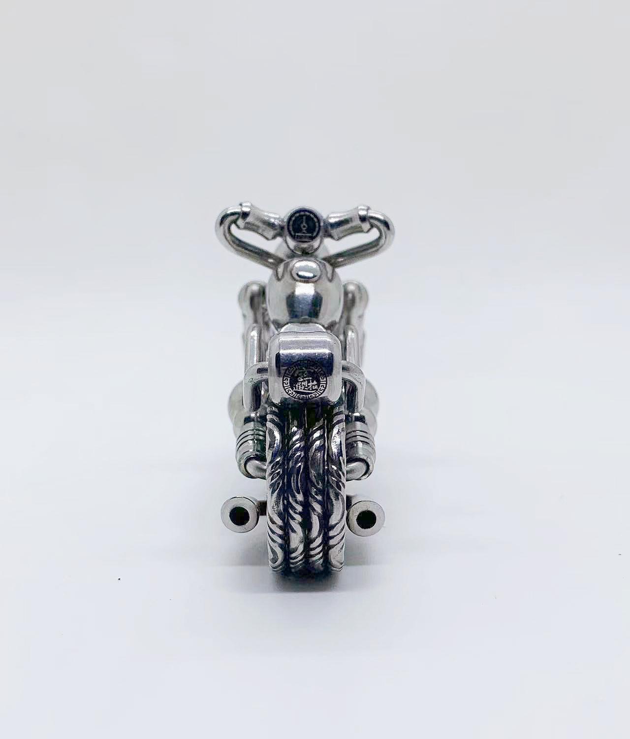 Handmade stainless steel wire for motorcycle keychain