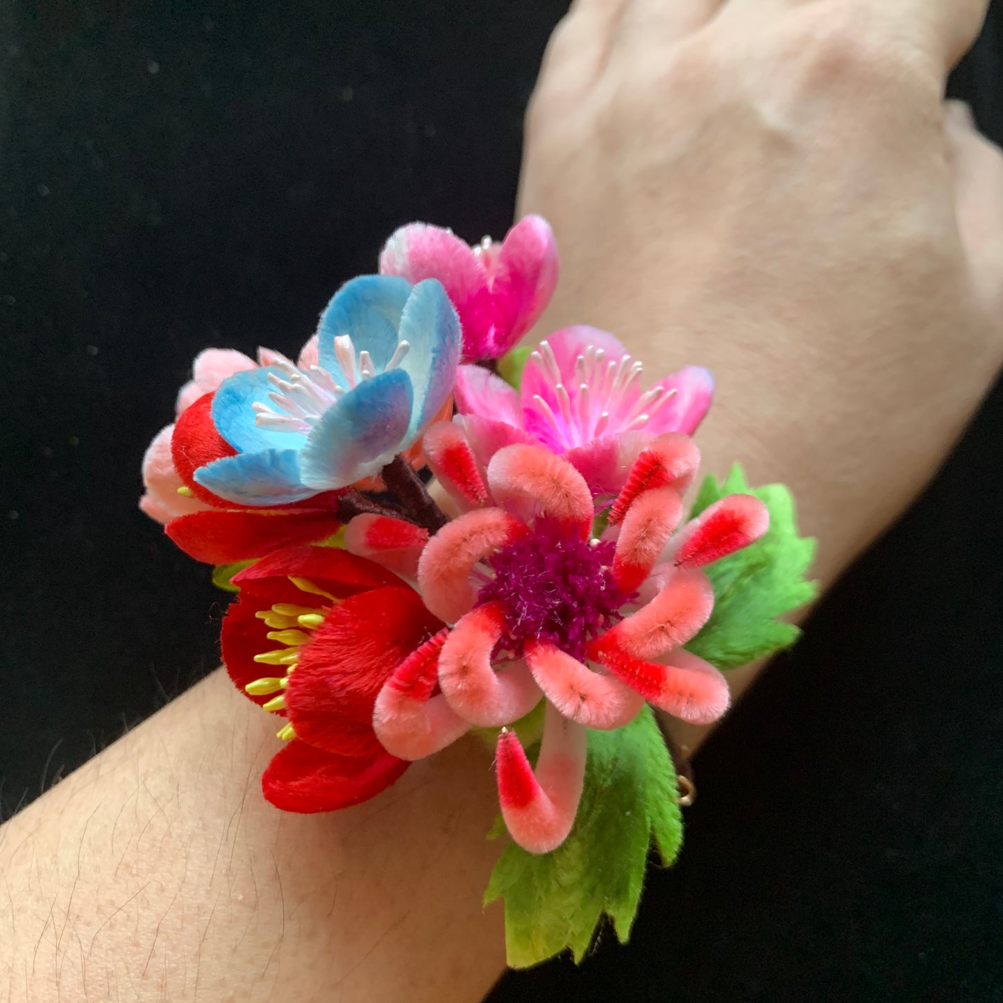 Wrist corsages Handmade for your wedding or Graduation Ball