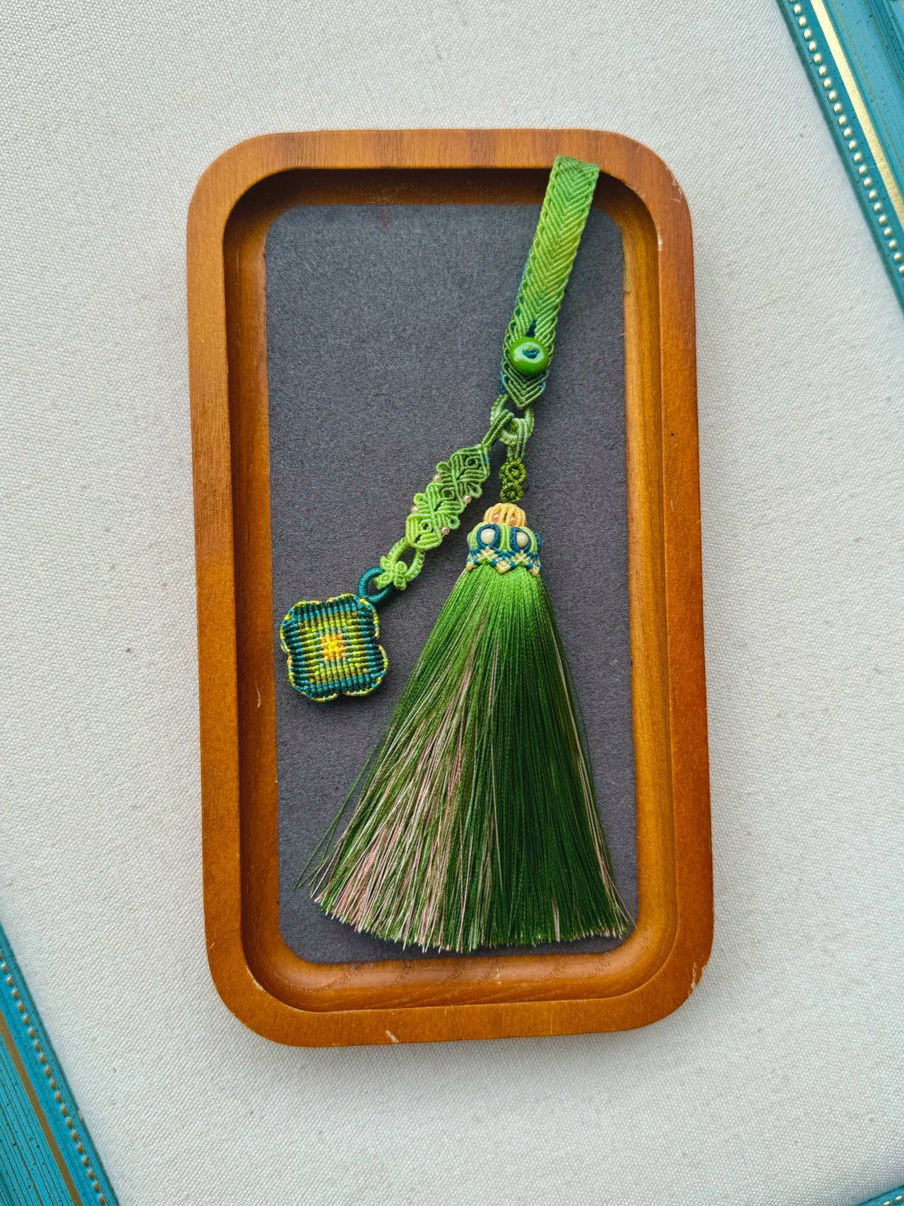 Handmade Chinese style rope woven key hanging and bag hanging accessories