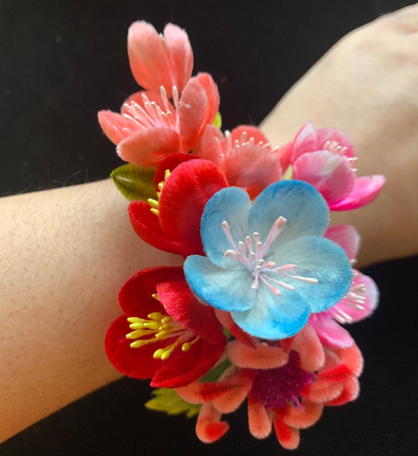 Wrist corsages Handmade for your wedding or Graduation Ball
