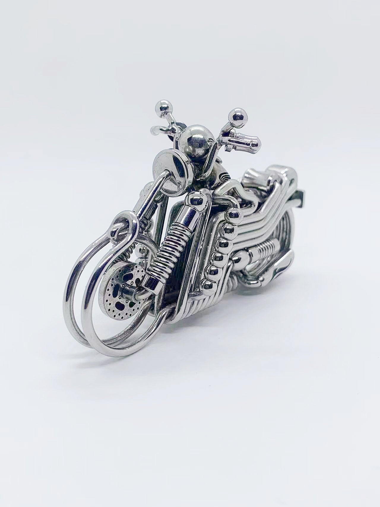 Collection level handmade car or motorcycle keychain - the first motorcycle model