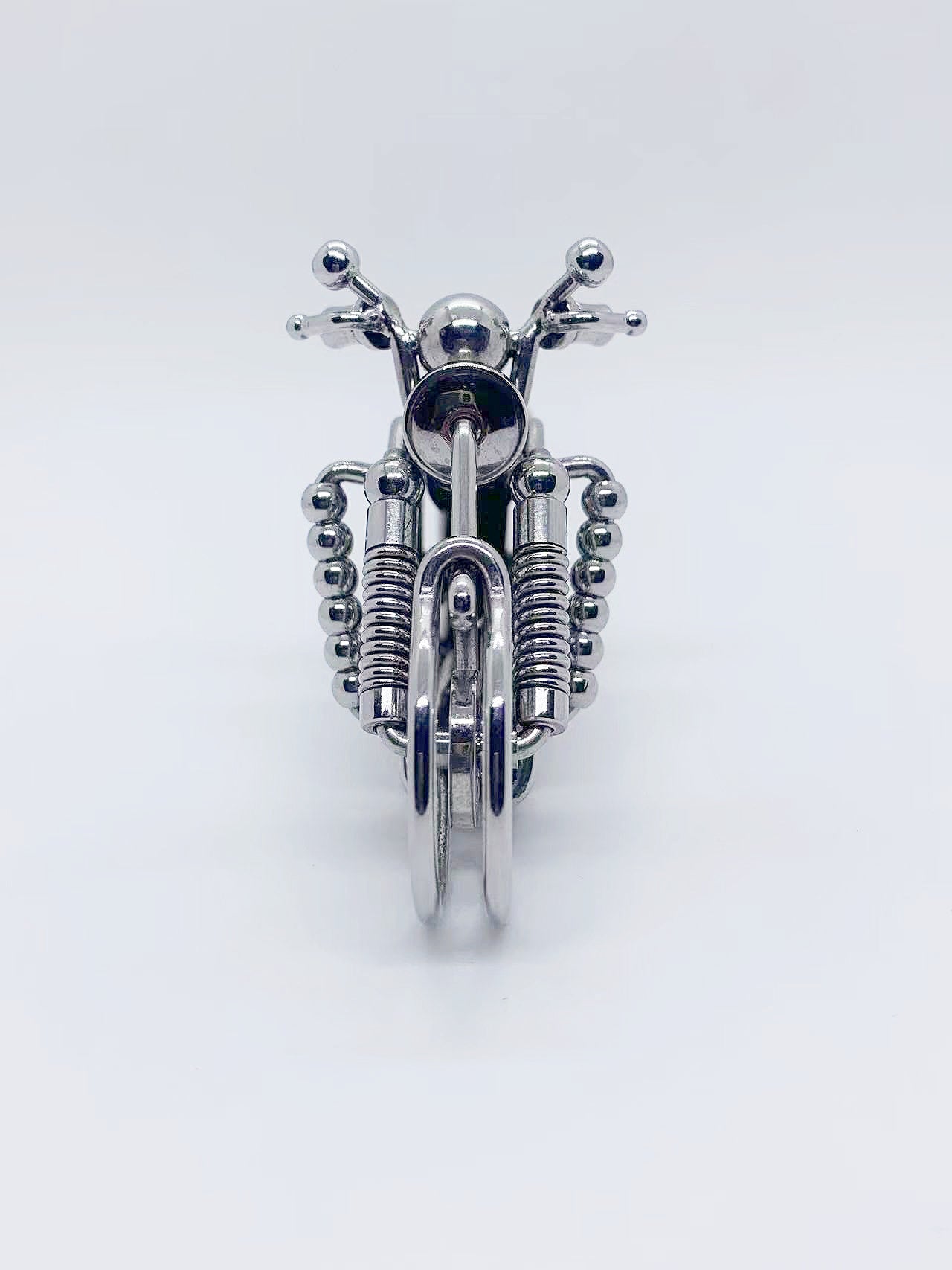 Collection level handmade car or motorcycle keychain - the first motorcycle model