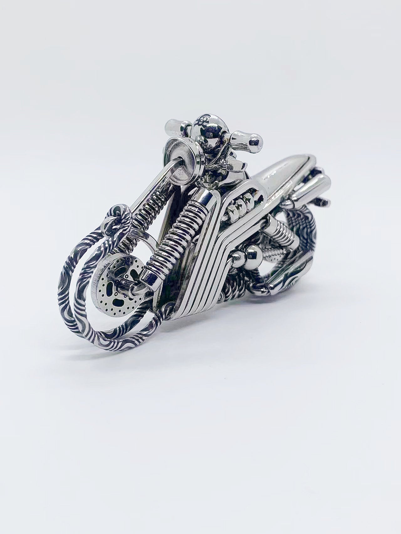 Collection level handmade car or motorcycle keychain - motorcycle second edition