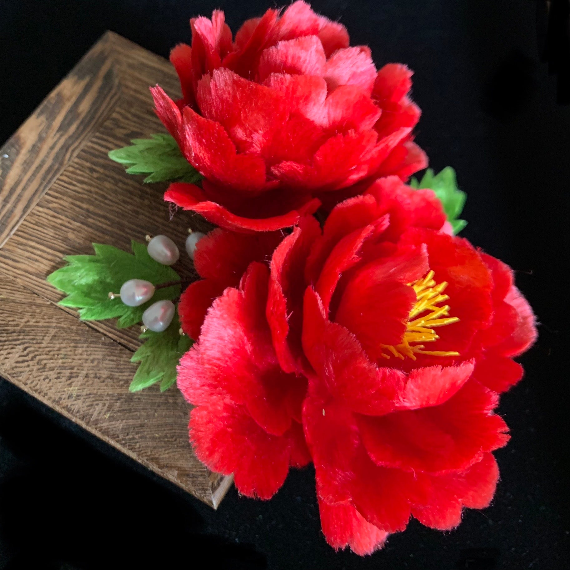 Peony Wrist corsages for your wedding or  Graduation Ball