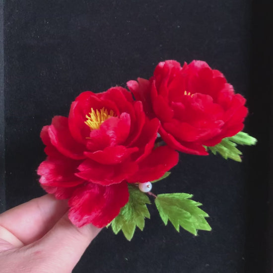 Peony Wrist corsages for your wedding or  Graduation Ball